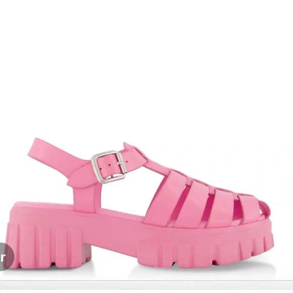 New Glam Pink Sandal - Picture 2 of 6